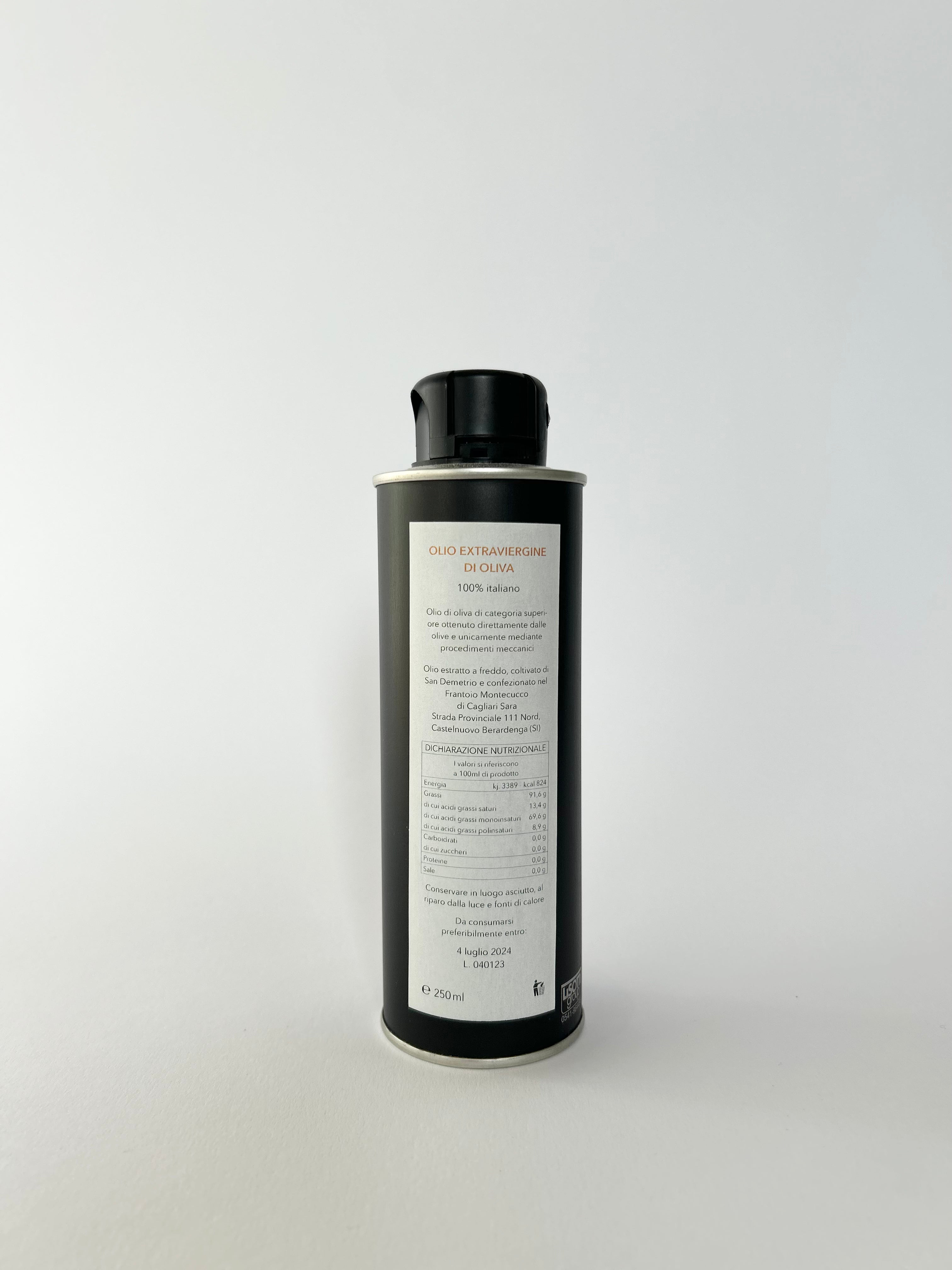 Olio extra virgine di oliva 250ml