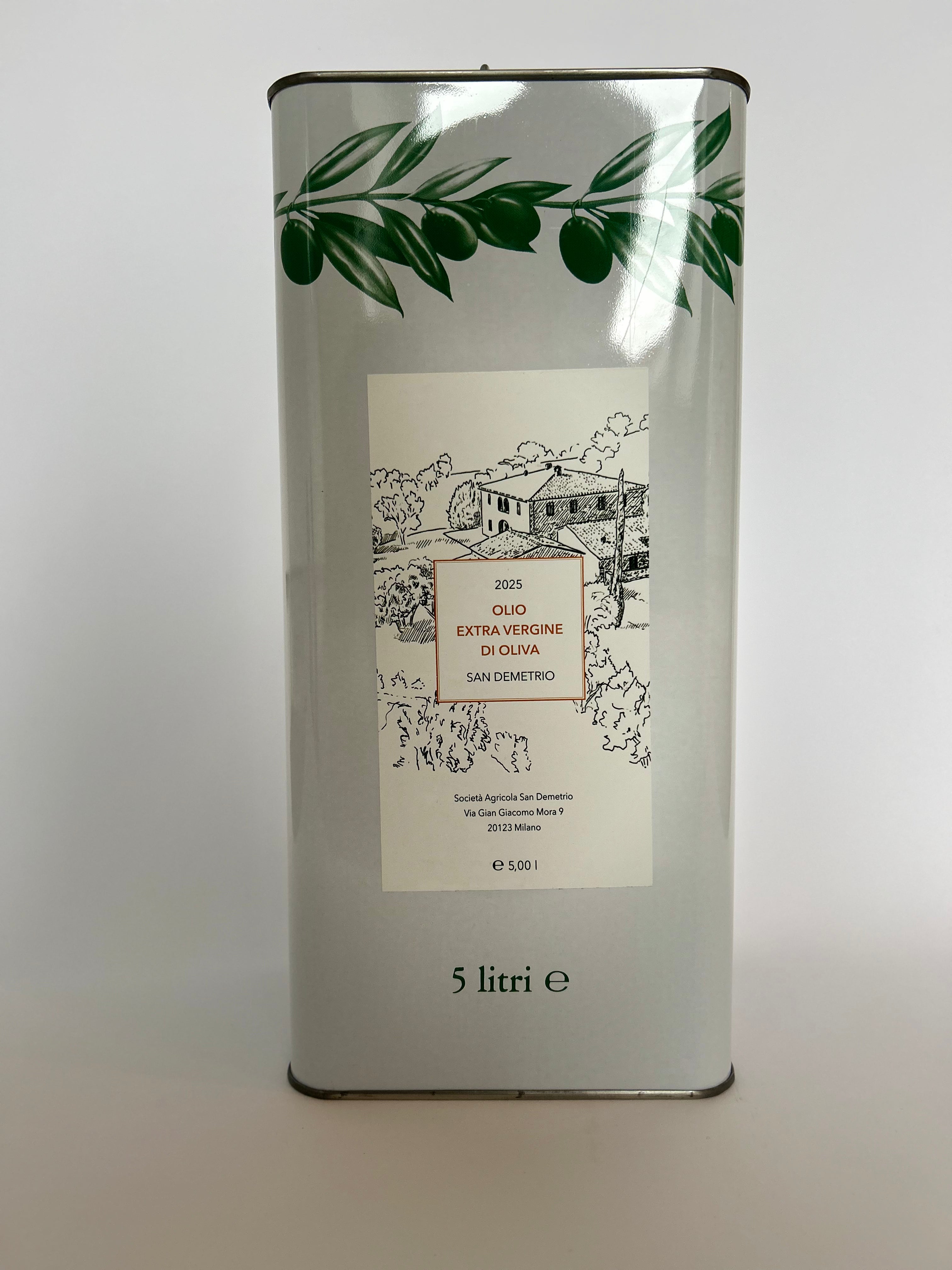 Olio extra virgine di oliva 5L