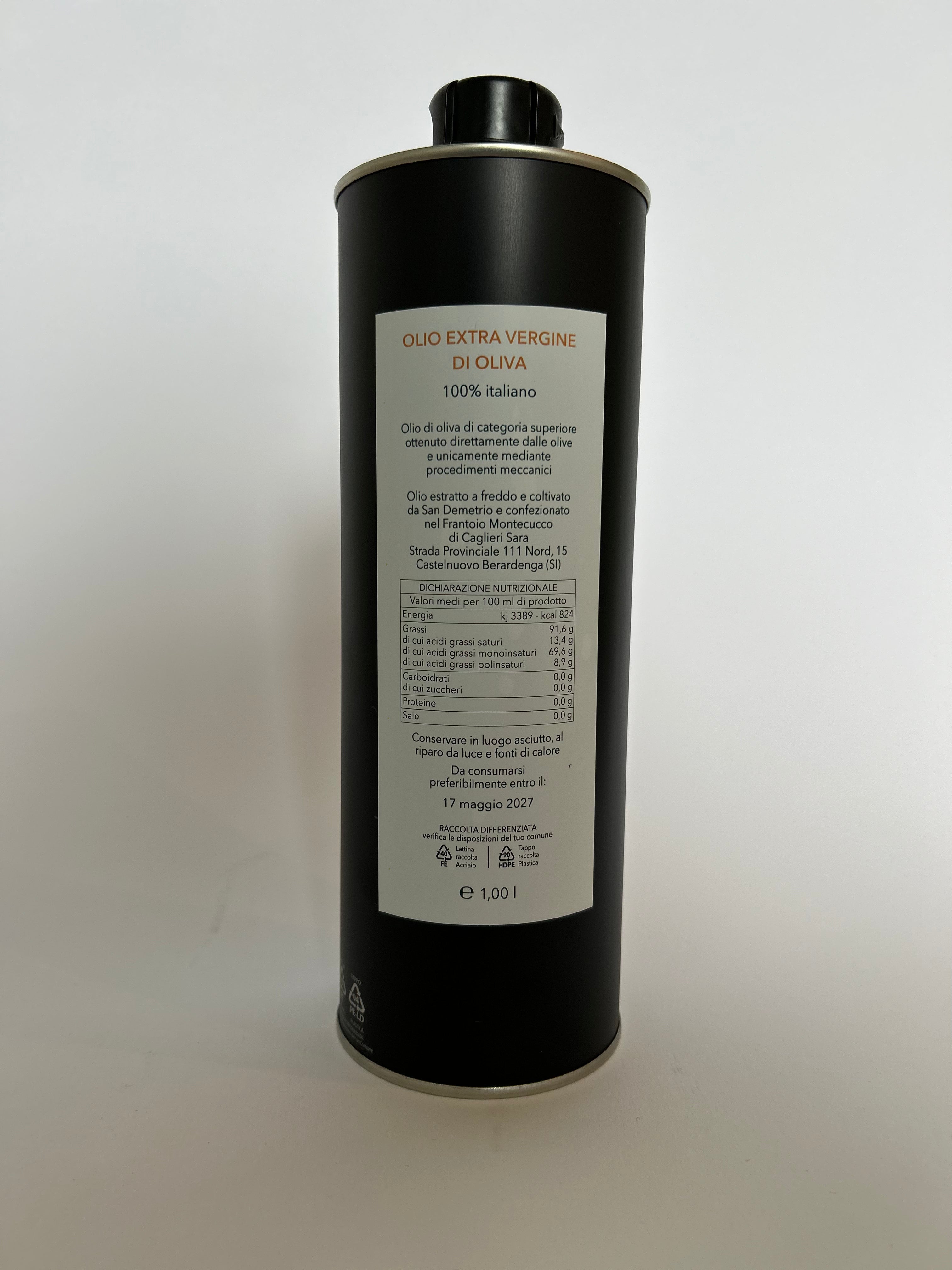 Olio extra virgine di oliva 1L